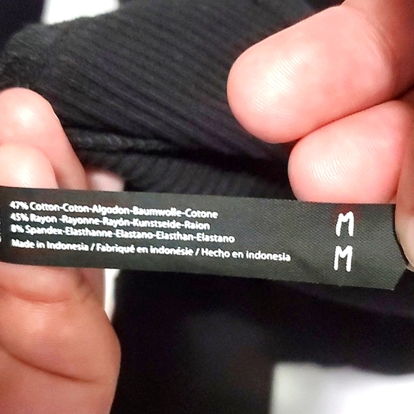 UO Out From Under 2 Become 1 Black High Neck Sexy Party Ribbed Knit Bodysuit - Picture 16 of 16